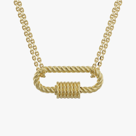 Bolt Gold Pendant